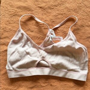 Colsie Ribbed Bralette - Soft Pink